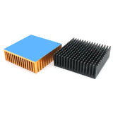 Aluminum Heat Sink Set For Cooling Pc Laptop Cpu Gpu Vga Vram Vrm 50x50x15mm