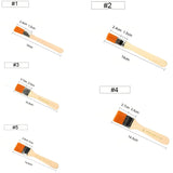 100pcs Nylon Paint Brush Different Size Wooden Handle Drawing Brushes for Acrylic Oil Painting School Art Supplies