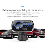 Quick Charge 3.0 USB Car Charger 3.5mm AUX Audio Receiver Car MP3 Player Support TF Card Bluetooth 5.0 FM Modulator