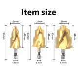 High Speed Steel Reamer Hexagonal Shank PPR Plastics Pipes Reaming Spigot Expander Practical Drill Bit Plumber's Tool