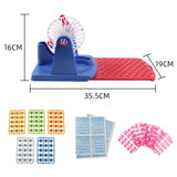 Classic Family Lotto Game, Lucky Ball hine, Professional Set with Bingo Cage for Holiday Travel