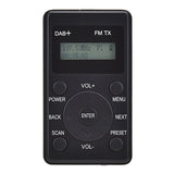 Portable DAB+ Radio with Digital Display and Built-In Battery
