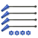 4Pcs Metal Front And Rear Drive Shaft CVD For Traxxas X-Maxx XMAXX 6S 8S 1/5 Monster Truck RC Car Upgrades Parts