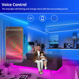 10M 300LED Bluetooth Strip APP/Remote Control Music Sync Color Changing RGB LED Lights For Bedroom Living Room