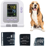 Veterinary Blood Pressure Monitor CONTEC08A-VET VET Clip SPO2 with small cuff for Animal Patients and Software Sphygmomanometer