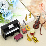Miniature Set 12PcsMini Musical Instrument Model Dollhouse Decoration