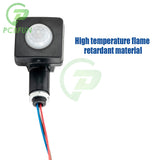 Sensor Switch Mini Human Body Infrared Motion Detector Adjustable 85-265V IP65 Waterproof Outdoor PIR LED od Light
