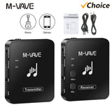 M-VAVE WP-10 2.4GHz Wireless Earphone Monitor System Rechargeable Transmitter Receiver Support Stereo Mono Recording Function