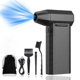 Mini Air With Extra Nozzle 130000RPM Turbo Jet Fan Wind Speed 52m/s Electric Blower Multifunctional Blowing Dust Dryer