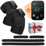 Electric Shoulder Massager Heating Vibration Massage Belt Thermal Physiotherapy Brace for Knee Arthritis Rechargeable
