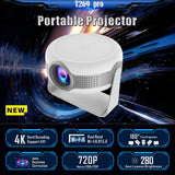 Tripsky T269 PRO Smart Projection 4K HD 280ANSI 720P 12.0 2.4G/5G Electronic Focus Android Projector