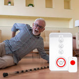 Wireless Caregiver Pager - Elderly Alert System with SOS Emergency Button, Portable One-Click Caller Alarm, 4G Two-Way Intercom