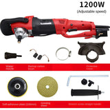 New 1200W Mill Water Injection Electric Small Household Stone Marble Crystal Polishing hine
