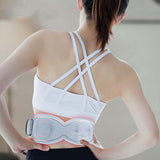EMS Belt Belly Reduction Sliming Massager Muscle Sticker Heating Vibrator Waist Shaking Massage Machine Women Menstrual Warmer