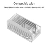 Aluminum Coog Block Compatible with Creality Extruder and Ender S1/S1 Vermoon V1/V1 PRO 3D Printers