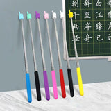 Finger Reading Classroom Pointer Portable Stainless Steel Teaching Stick Whiteboard Presentations for Teachers