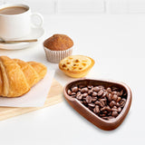 Weighing Espresso Dosing Cup Portable Bowl Wood Coffee Bean Measuring Container for Household