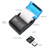 Wireless Mini Printers Portable Receipt Printer Thermal BT With 58mm Print Paper Mobile Phone Android POS PC Pocket
