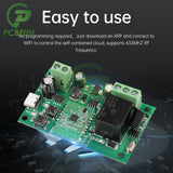 USB 7-32V DIY 1 Channel Jog Inching Self-Locking WIFI Wireless Smart Home Switch, Voice Remote Control with Alexa