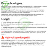 DIY Electronic Electromagnetic Transmitter Shooting Game Kit Mini High Voltage Converter Boost Module Soldering Practice