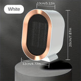 1pc, Electric Desktop Heater, Multifunctional Indoor Small Electric Heater Portable Ceramic Heating Fan Radiator Home Office Warmer Machine For Winter For Home Office School Thanksgiving Halloween Christmas Wedding Birthday Gift Fall Winter Essential