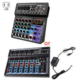 Mixer 6 Channels Live Sound Card All-in-one, Microphone 24 Kinds Of Dsp Effects