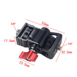 Adjustable Monitor Mount with 1/4 3/8 Screw ARRI Mount Quick Release Monitor Holder Camera Clamp Swivel Tilt