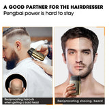 2024new Resuxi LK-3010 Rechargeable Hair Cutting Bald Salon Professional Electric Double Foil Shaver Men Razor