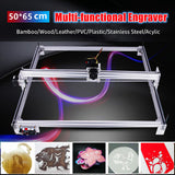 CNC 65*50cm Desktop Laser Cutting CNC6550 Stainless Steel Wood Leather Plastic Glass Acrylic Engraving hine 65X50cm