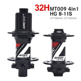 Mtb Arc Bicycle 32 Holes Cassette Bike Cubes Rear Hub 135x10 for Bmx Cube HG MS XD Freehub 1112 Speed