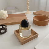 Wooden Spiral Shape Dessert Tray Candle Holder Storage Organizer Home Decoration Accessories