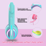 Cat Ear Headphone Girl Cute Kids Headset children's Bluetooth Headphones With Microphone for Early Education Headset