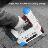 21V Rechargeable Electric Shooter Straight Door Code Air Nails F30 Lithium Battery Nail Gun Nailer
