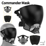 Cyberpunk Cosplay Commander Full Face Anti-fog Paintball Mask Double Sided Detachable Airsoft CS Protective Gear