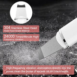 Ultrasonic Skin Scrubber Limpieza Facial Pore Spatula EMS Lifting Blackhead Removal Ultrasonic Face Peeling Ultrassonico