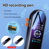 Voice Recorder Stereo Sound Pickup Dynamic Noise Reduction One-key Recording 8-64G Dictaphone Pen Music MP3 Player Recorder