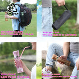 CRUSHER Acrylic LED Tobacco Pipe Hookah Set with Grass Herb Bowl Narguile Complete for Car Pipes Smoking Accessories