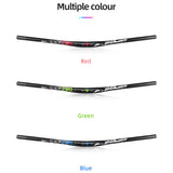 Mountain Bike Handlebars 31.8MM Diameter High-Rise with Matte Surface 720MM 780MM Aluminum Alloy Handlebar for Bicycle