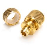 Brass-Coated Adapter 1/2" Quick Connect Swivel Garden Coupg System for Watering Irrigation Hose Connector