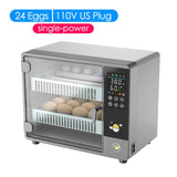 24-Egg Full Automatic Touch Temperature Control Incubator - Ideal for Chicken, Duck, Quail & Bird Hatchery