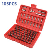 100pcs Screwdriver Bit Set Multi-bit Ratcheting Screwdriver,Phillips,Slotted, Square, Torx Combo Bits Precision Repair Tool Kit