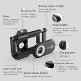 100X/150X/200X Kit w/ Lights CPL Filter Microscope Lens Phone Clip for iPhone 15/14/13/12 Android