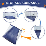 Foldable Dog Pool, Portable Hard Plastic Pet Pool For Dogs And Cats, Sturdy And Durable Pet Wading Pool For Indoor And Outdoor
