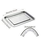 100 pack Commercial Grade Disposable Plastic Wrap Covers for Restaurants, BBQ Shops, and More