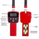 512HZ Pipe Locator Receiver Sonde Transmitter Sewer Camera Locator with LED Screen for Outdoor Garden Underground Exploration
