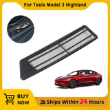 For 2024 Tesla New Model 3 Highland w Vent Anti-Blocking Prevention Intake Air Inlet Grille Cover Accessories