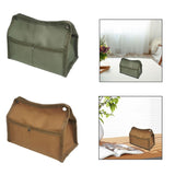 Outdoor Wet Tissue Box Portable Napkin Canvas Paper Towel Wipe Case Bag for Camping Tent Travel Home Hiking Holiday Gift