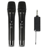 E8 Wireless Microphone 2 Channels UHF Professional Handheld Mic Phone Micro Phones For Karaoke Meeting 50 Meters Sing Song KTV