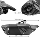 Exhaust Muffler Tail Pipe Stainless Steel High Temperature Proof Impact Proof Exhaust Muffler Pipe for UTV