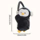 Stuffed Penguin Plush Box Holder Car Paper Towel Boxes Cute Tissue Dispenser